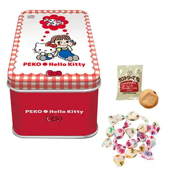 PEKO×Hello Kitty コラボギフト缶